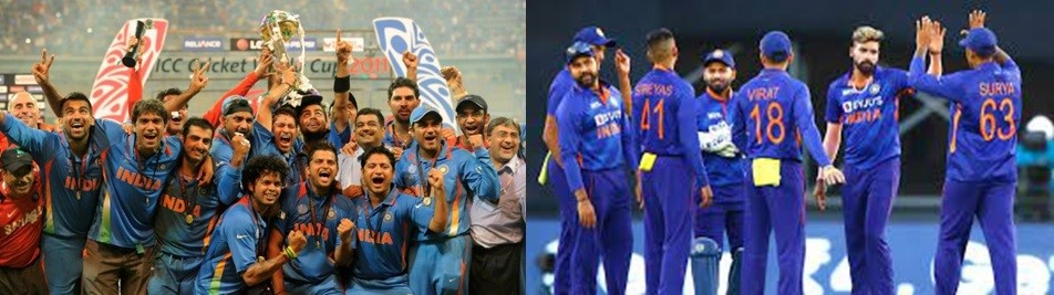 India Team 2011 vs India Team 2023