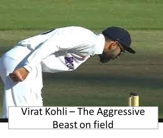 Virat kohli aggressive beast on field