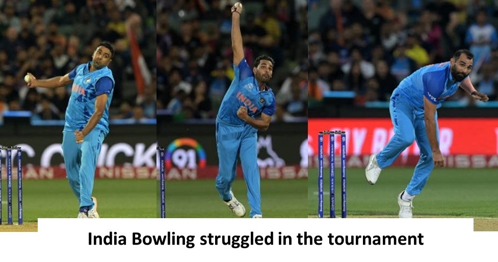India bowling struggled