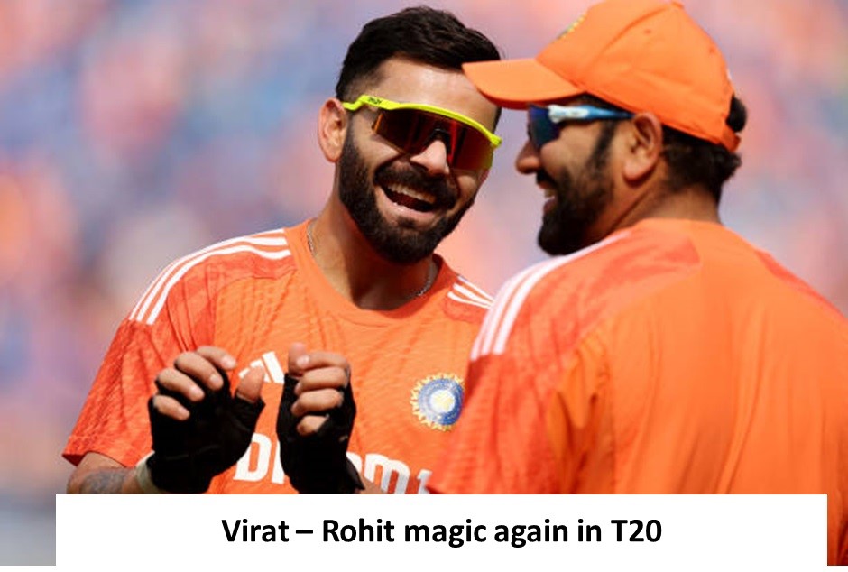 Virat Rohit magic again in T20