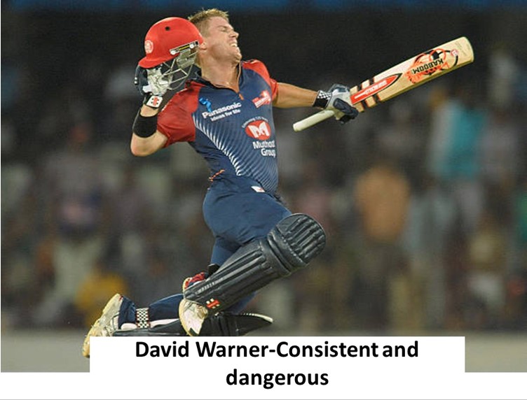 david warner -consistent and dangerous