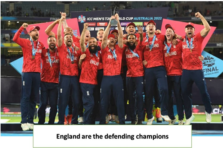 England are the defending champions