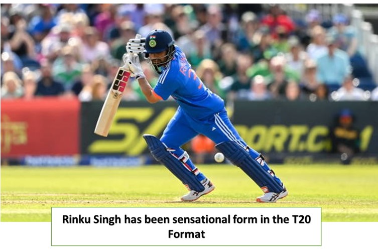 rinku singh has been sensational form in the T20 Format