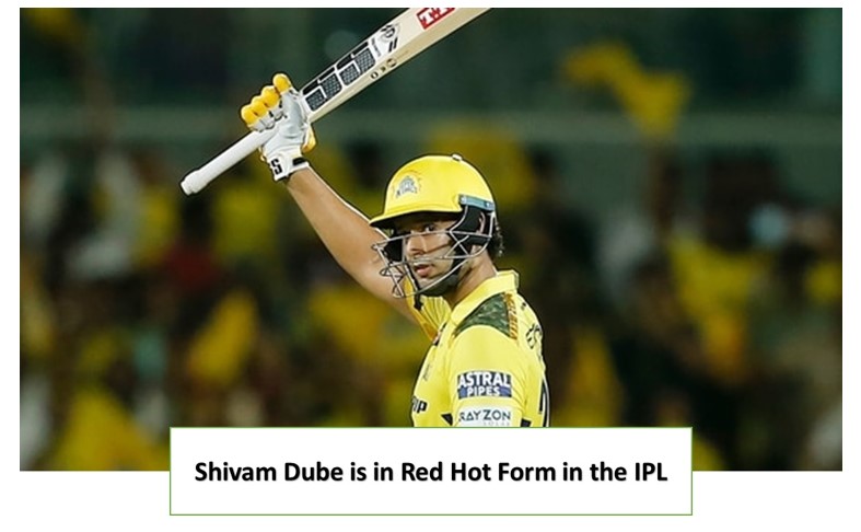 shiavm dube is in red hot form in the ipl