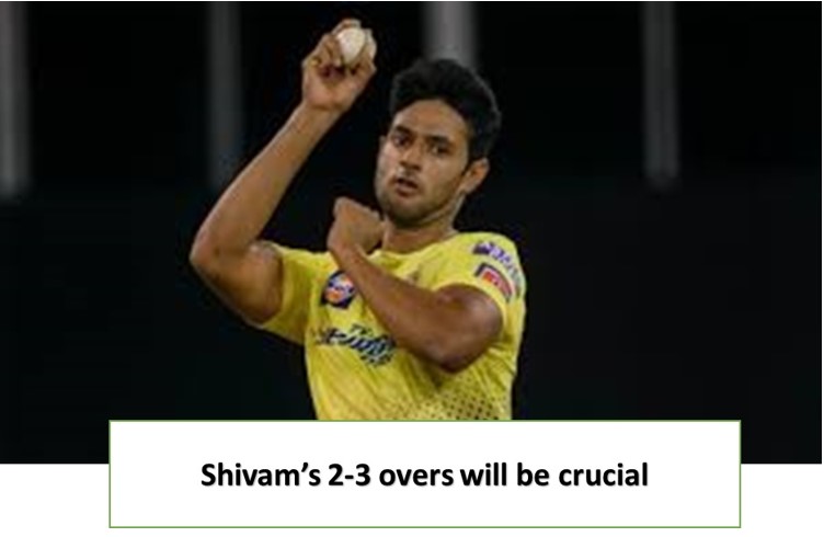 shivam's 2-3 overs will be crucial 1