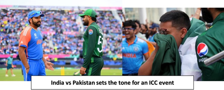 India vs Pakistan sets the tons for an ICC event