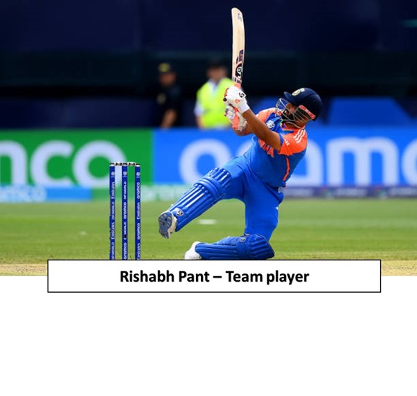 Rishabh Pant - Team player