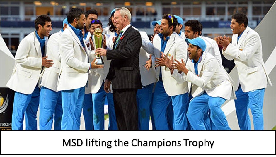 MSD lifting he champions trophies