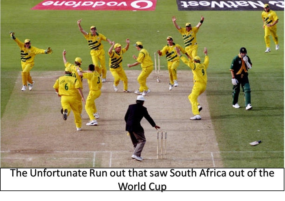 The unfortunate run out that saw south africa out of the world cup