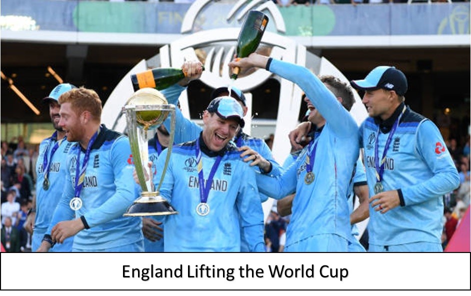 england lifting the world cup