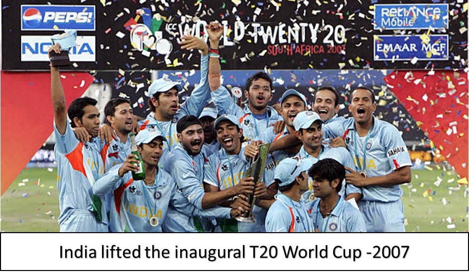 india lifted the inaugral T20 world cup 2007