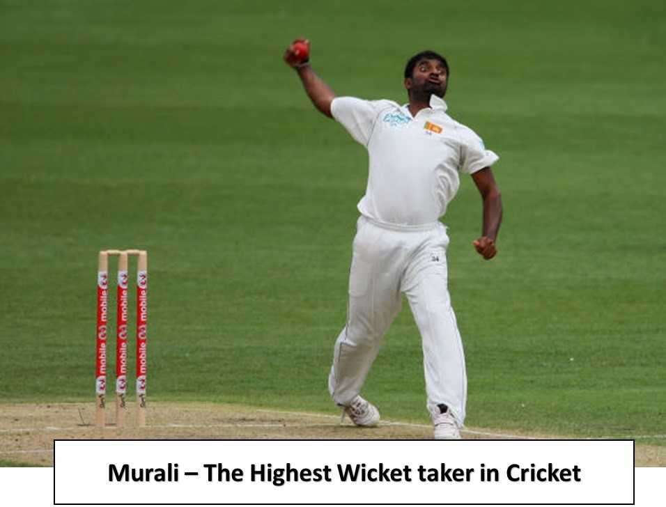 murali- the highest wicket taker in cricket