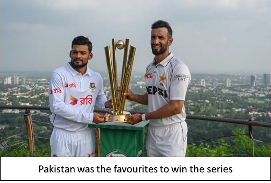 Pakistan was the favourites to win the series