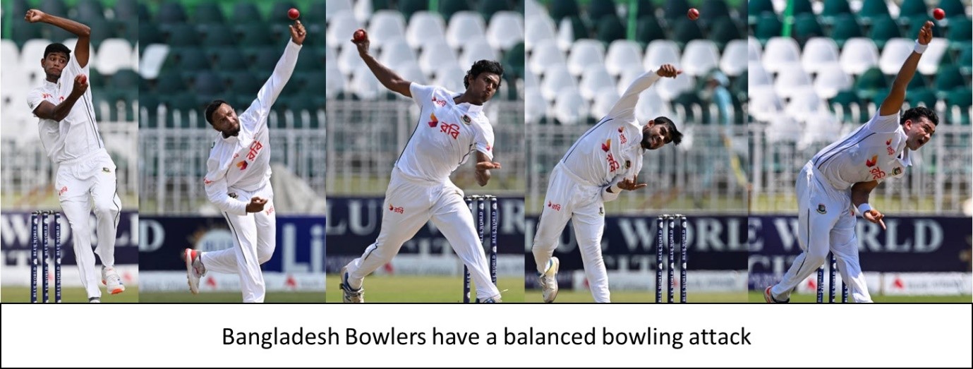 bangladesh bowlers have a balanced bowling attack