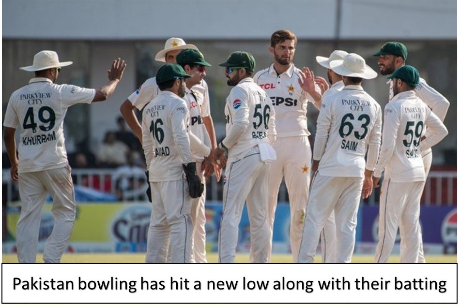 pakistan bowling has hit a new long along with their batting