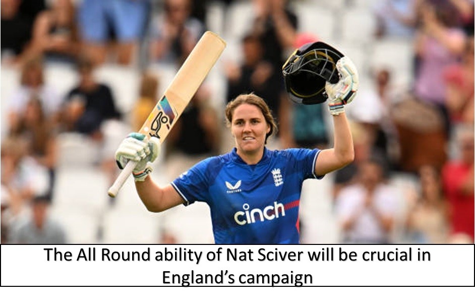 the all round ability of nat sciver will be crucial in england's campaign