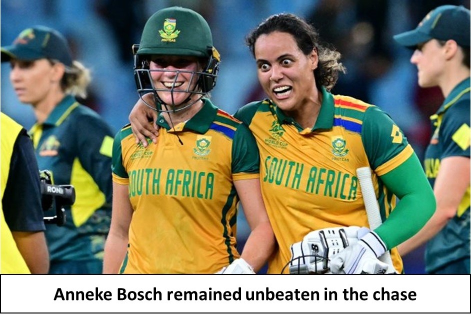 anneke bosch remained unbeatean in the chase