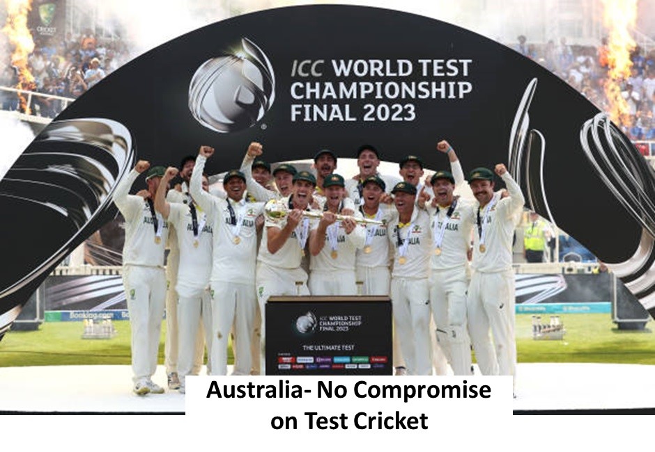 australia no compromise on test cricket