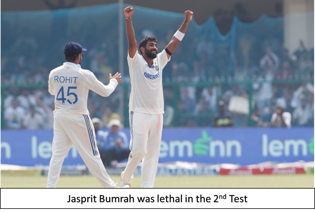 jasprit bumrah was lethal in the 2nd test