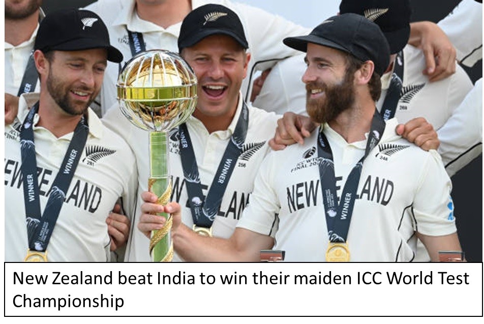 new zealand beat india to win their maiden ICC World Test Championship