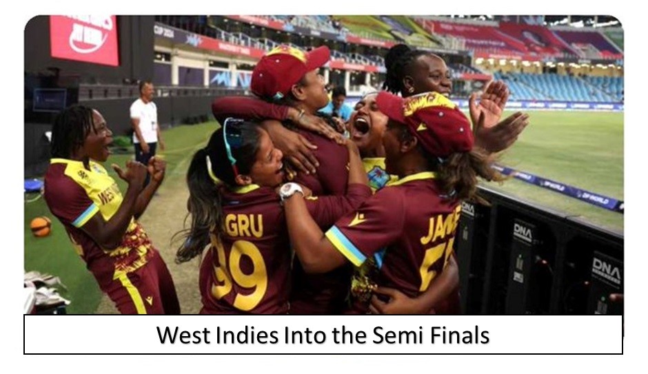 west indies into the semi finals