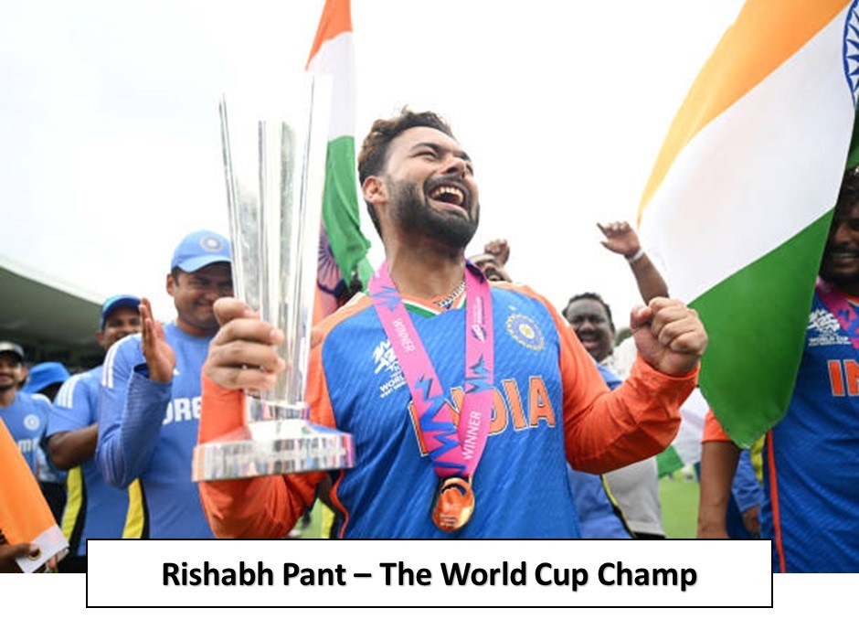 Rishabh pant the world cup champ