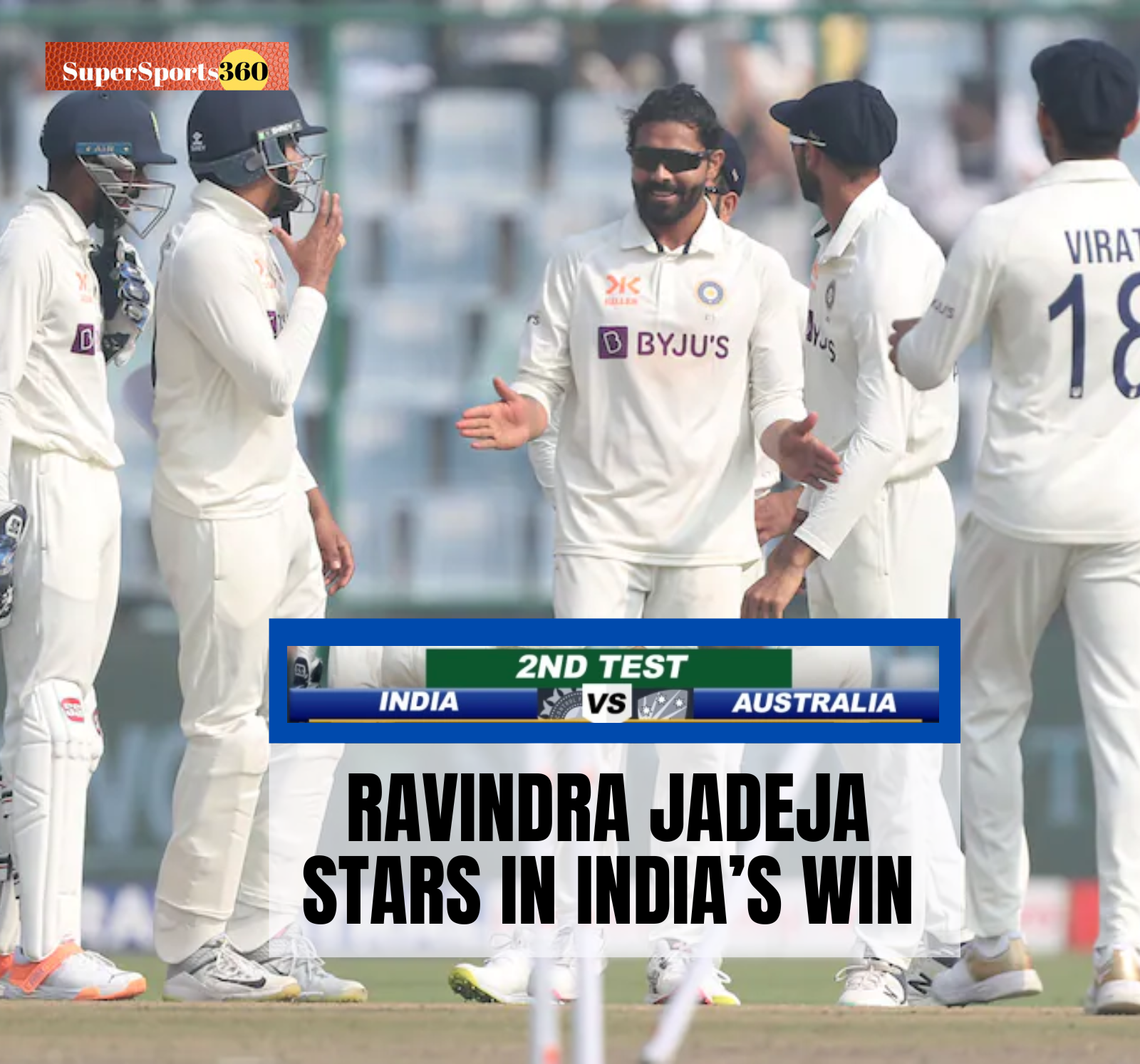 India vs Australia, 2nd Border-Gavaskar Test: Ravindra Jadeja Stars in India’s Win H1
