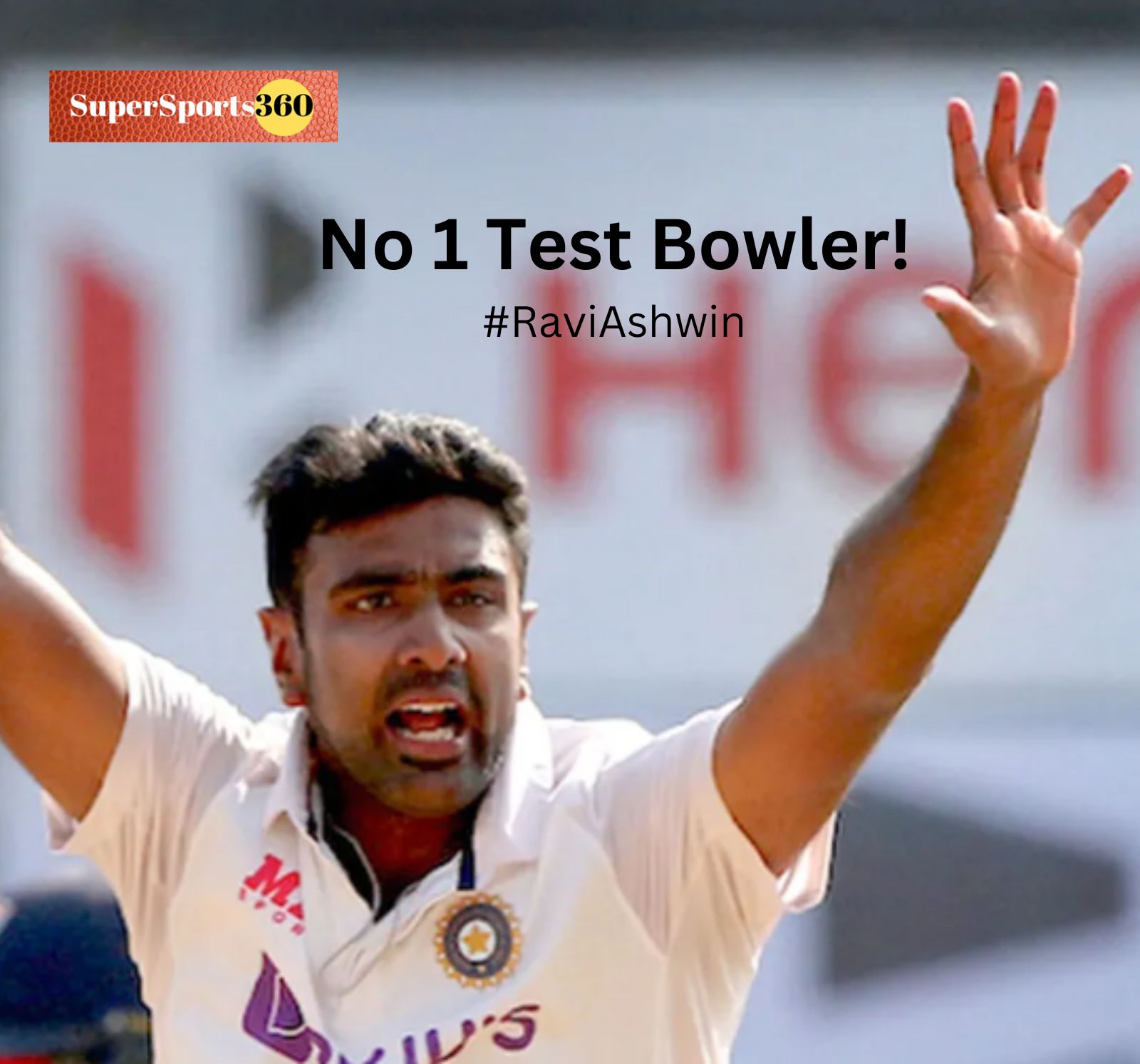 Ravichandran Ashwin is the new No 1 Test Bowler