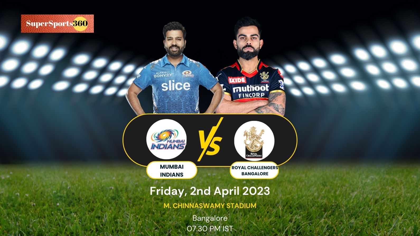 Mumbai Indians Vs Royal challengers Bangalore IPL 2023 Match 01 Team Predictions