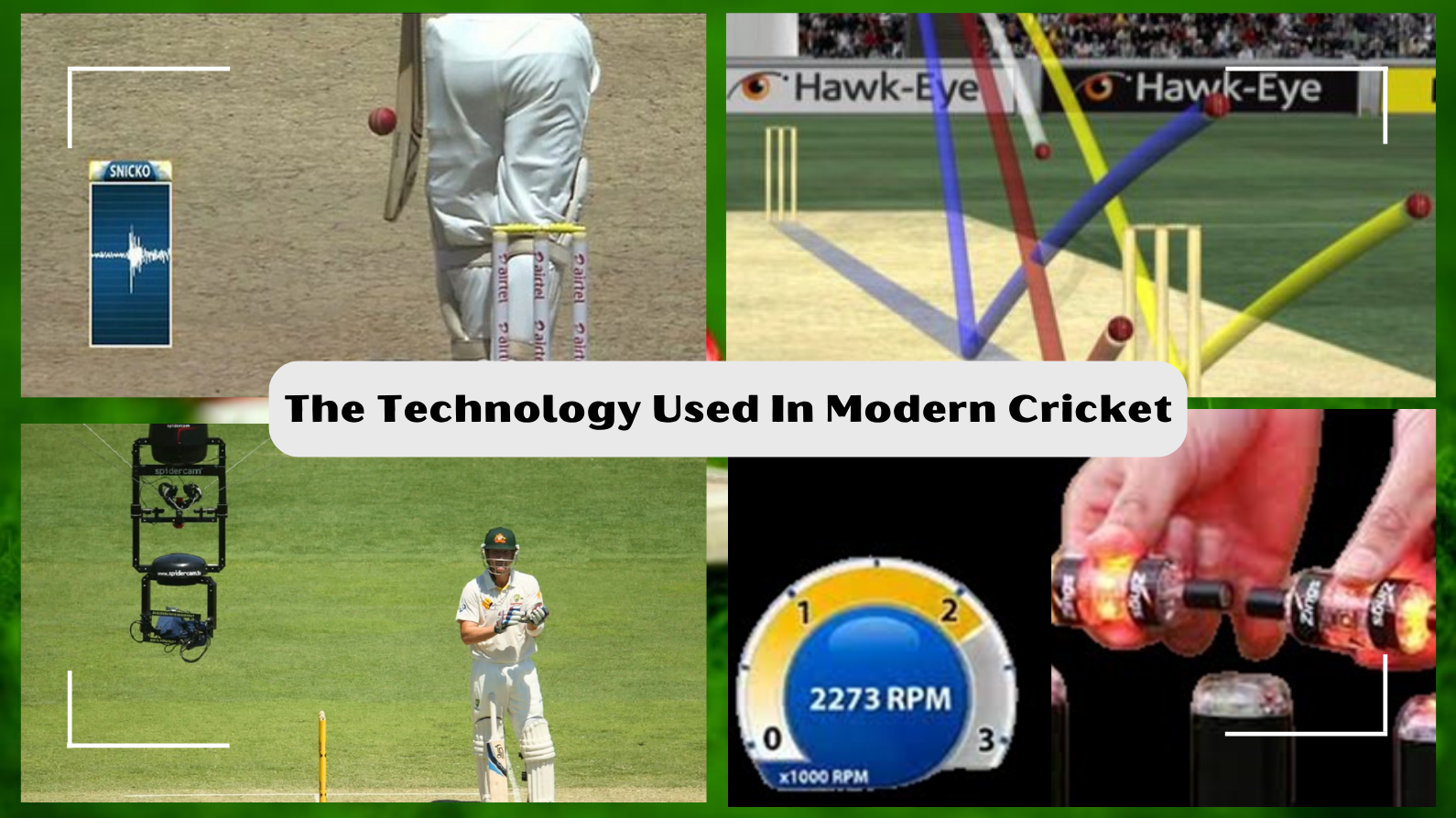 The Technology used in Modern Cricket | Decision Review System, Snicko-meter and more