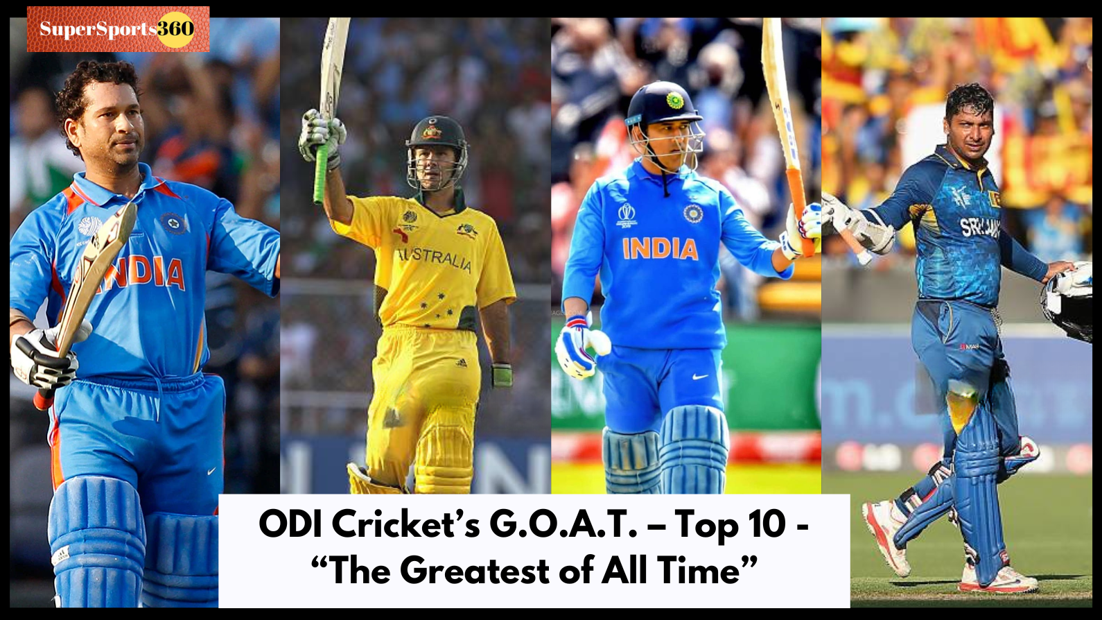 ODI Cricket’s G.O.A.T. – Top 10 - “The Greatest of All Time”