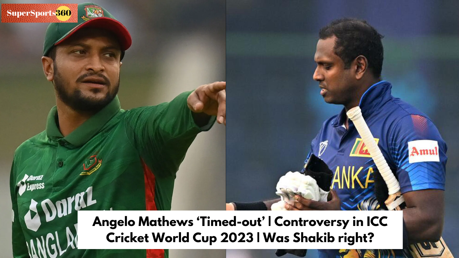 Angelo Mathews ‘Timed-out’ | Controversy in ICC Cricket World Cup 2023 | Was Shakib right?