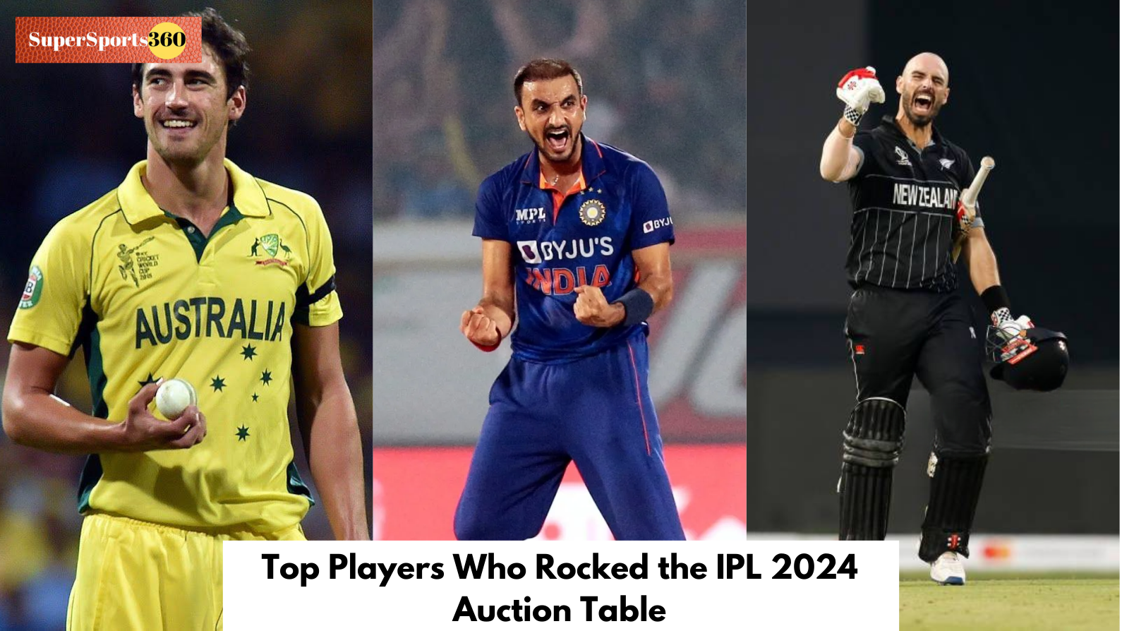 Top Players Who Rocked the IPL 2024 Auction Table