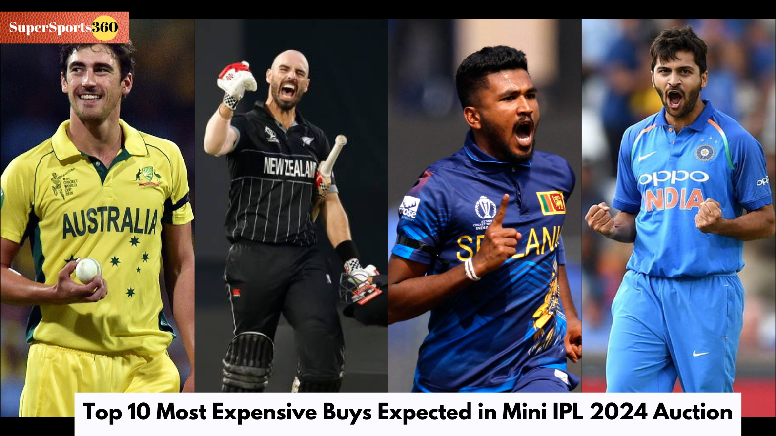 Top 10 Most Expensive Buys Expected in Mini IPL 2024 Auction