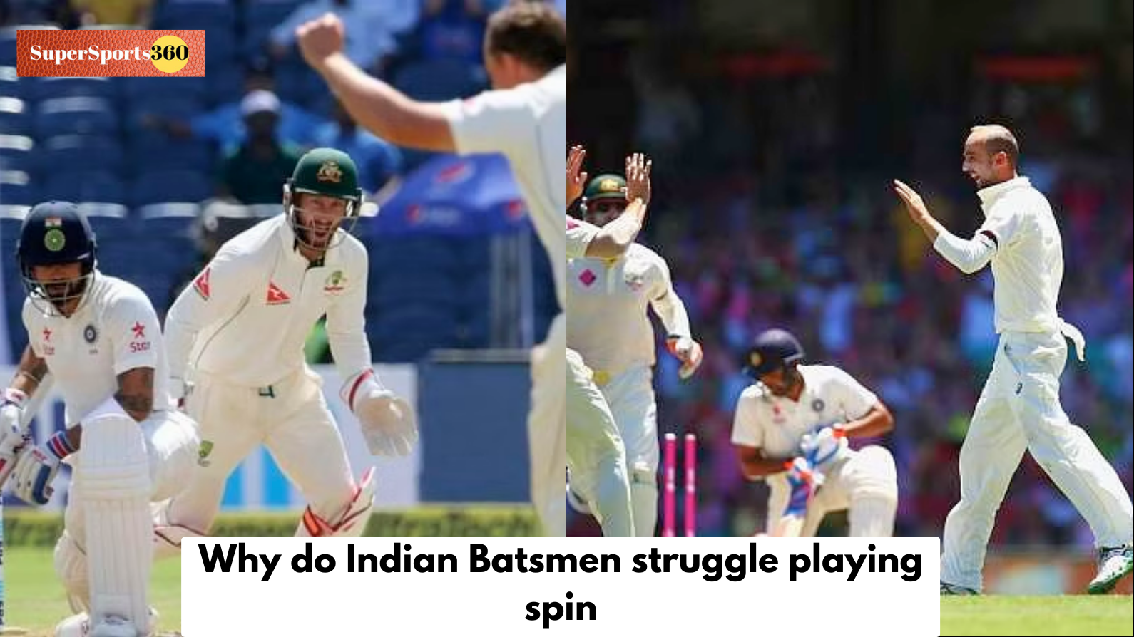 Indian Batsmen struggle playing spin