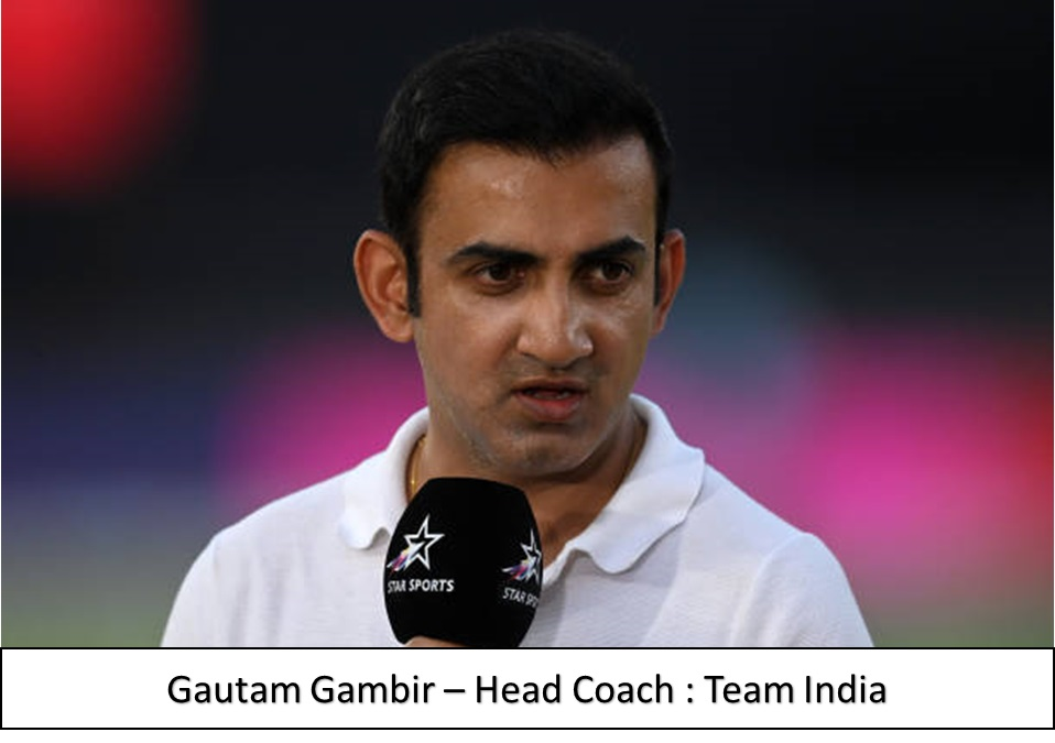 Gautam Gambhir as head coach