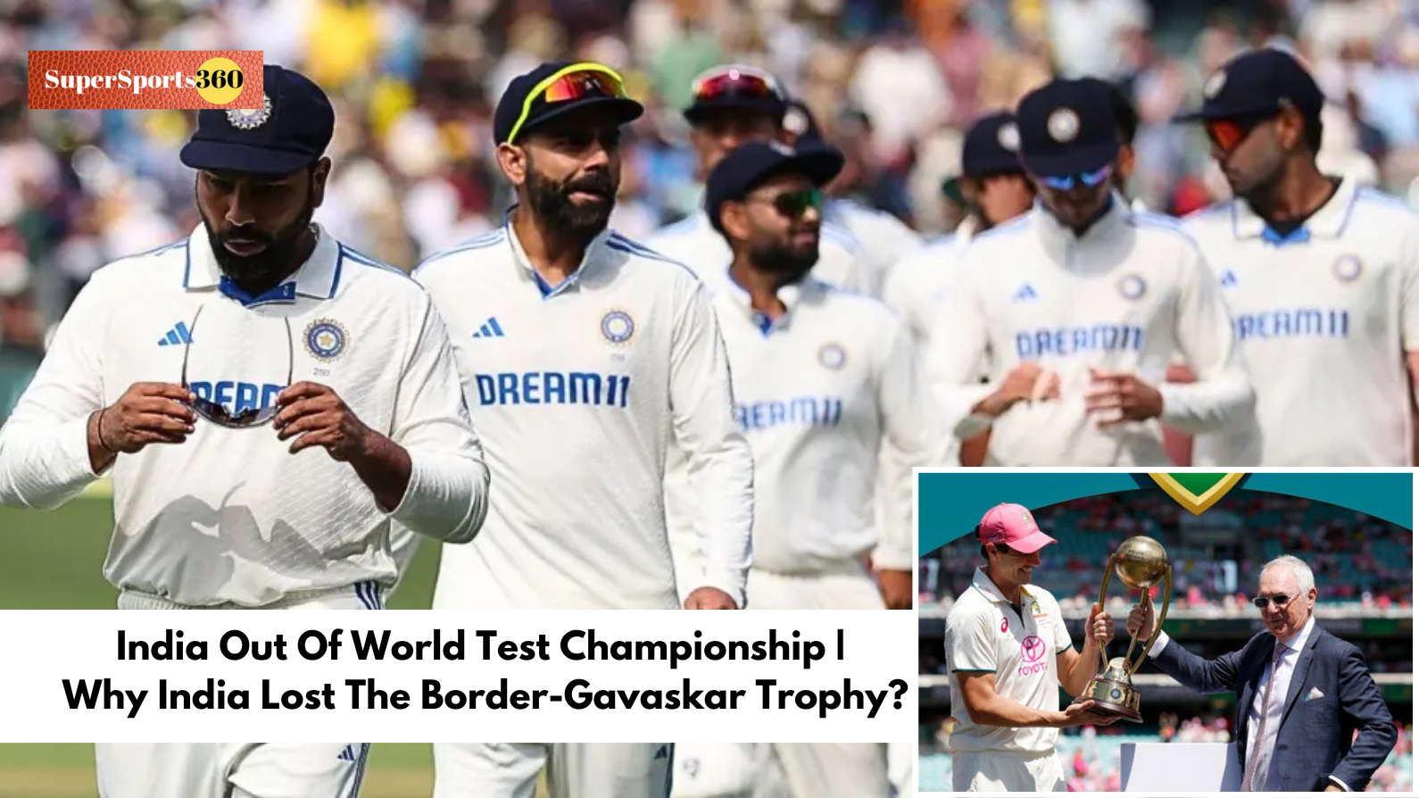 India Out Of World Test Championship | Why India Lost The Border-Gavaskar Trophy?