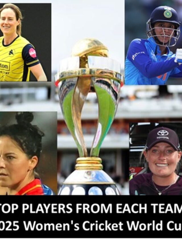 Top Two Players from Each Team – 2025 Women’s Cricket World Cup |