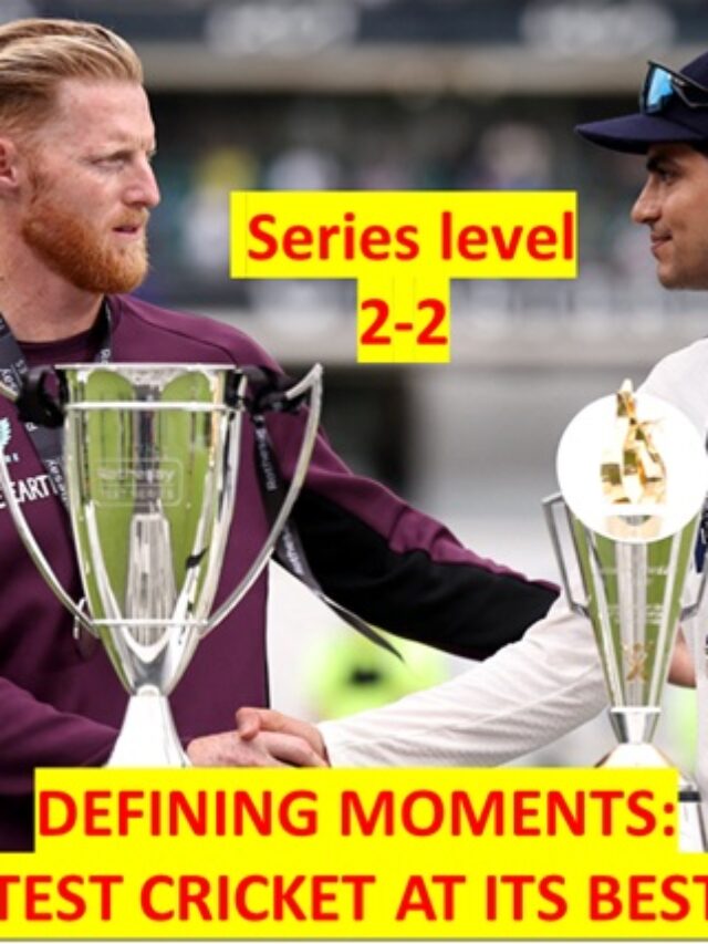 Defining Moments : India- England Test Series