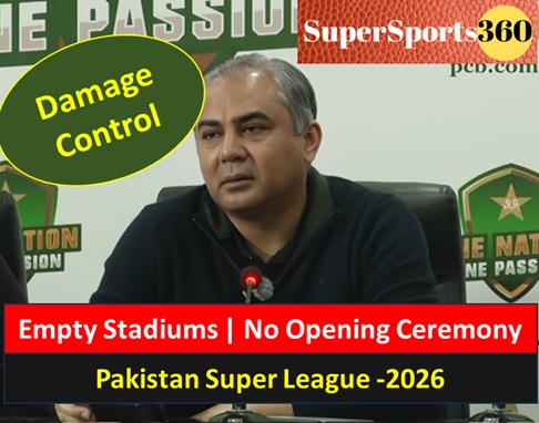 Pakistan Super League 2026 To Be Played In Empty Stadiums